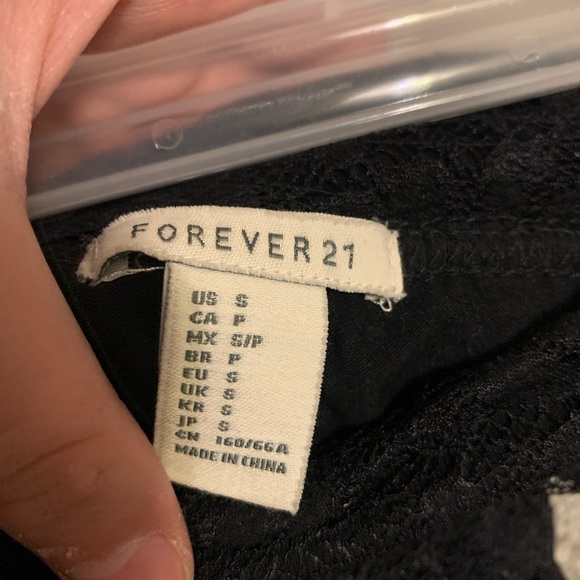 3/$30 Classic little black lace skirt - Picture 3 of 3